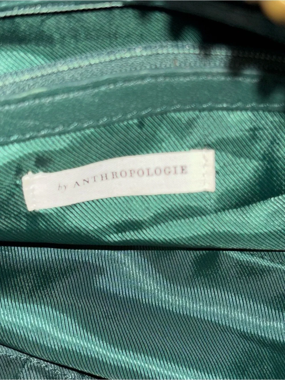 Anthropologie elegant emerald